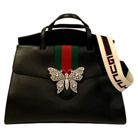 gucci bag butterfly flower|gucci butterfly purse.